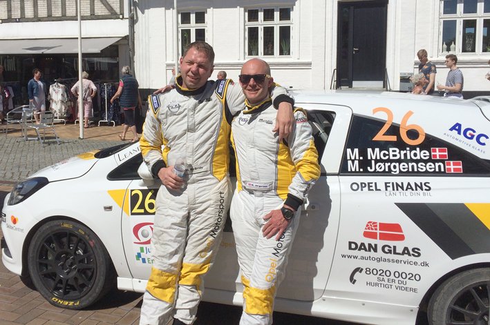 Michael Ted McBride og Martin Jørgensen har foreløbig kørt to DM-rallyer sammen og tager de næste, som de kommer
(Foto: McBride Racing)